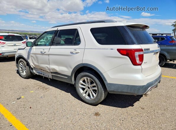 1FM5K7D88HGC21286 2017 FORD EXPLORER White Trasero izquierdo