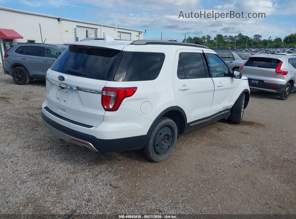 1FM5K7D88HGD48684 2017 FORD EXPLORER White უკანა მარჯვენა