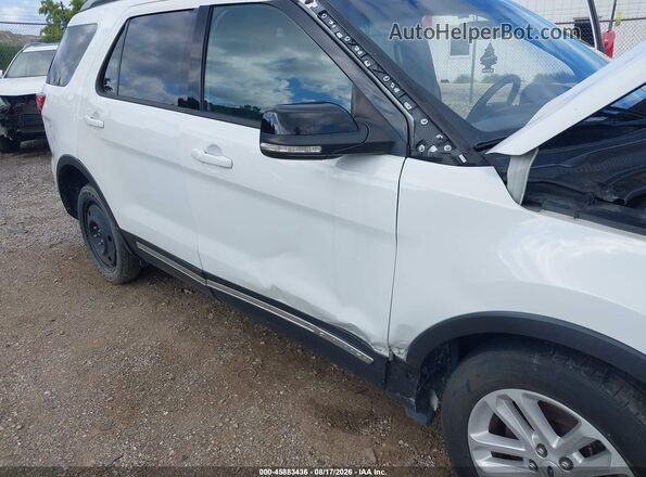 1FM5K7D88HGD48684 2017 FORD EXPLORER White წინა ხედი