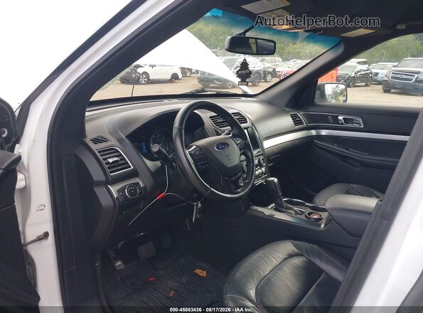1FM5K7D88HGD48684 2017 FORD EXPLORER White წინა სალონის ხედი