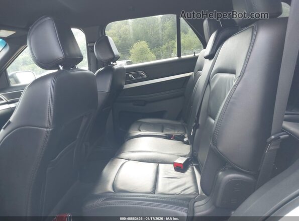 1FM5K7D88HGD48684 2017 FORD EXPLORER White VIN კოდის სტიკერის ხედი