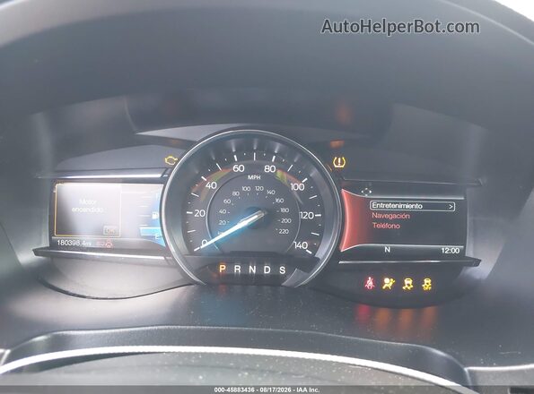1FM5K7D88HGD48684 2017 FORD EXPLORER White უკანა სავარძლების ხედი