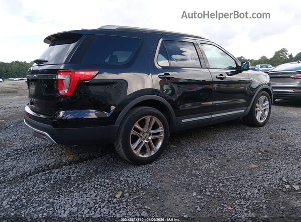 1FM5K7D88HGD76565 2017 FORD EXPLORER Черный Задняя правая четверть