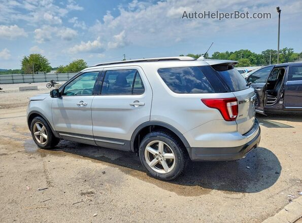 1FM5K7D88JGC25408 2018 FORD EXPLORER Silver Tył lewy