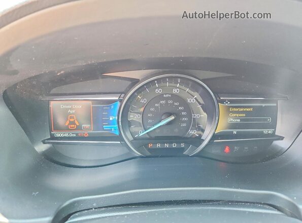 1FM5K7D88JGC25408 2018 FORD EXPLORER Silver Widok zestawu wskaźników