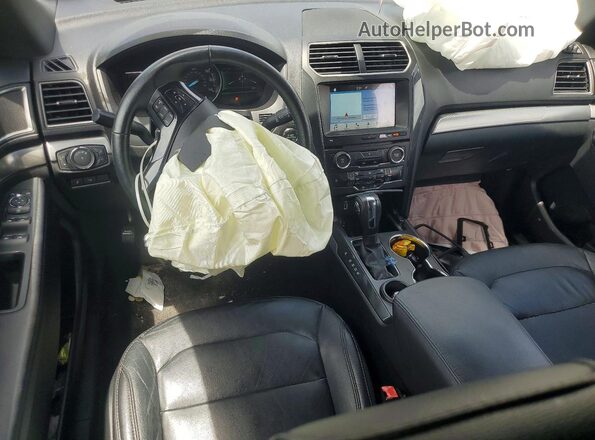 1FM5K7D88JGC47280 2018 FORD EXPLORER Коричневый Вид панели приборов