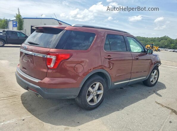 1FM5K7D88JGC47280 2018 FORD EXPLORER Коричневый Задняя правая четверть