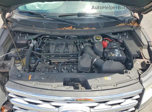 1FM5K7D88JGC47280 2018 FORD EXPLORER Коричневый Вид подкапотного пространства