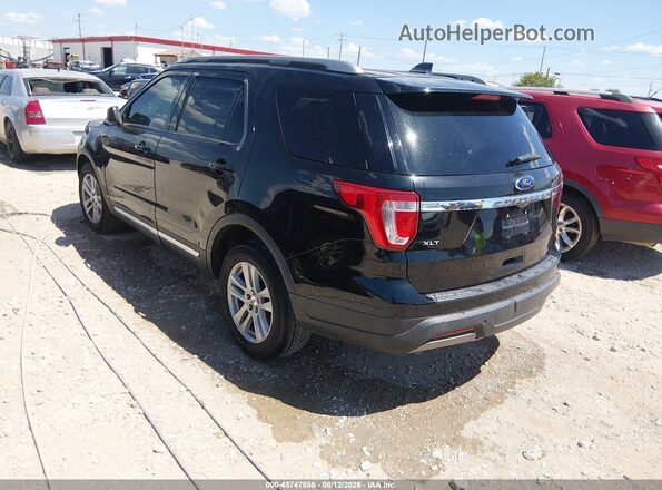 1FM5K7D88KGA49297 2019 FORD EXPLORER Black Задня ліва чверть