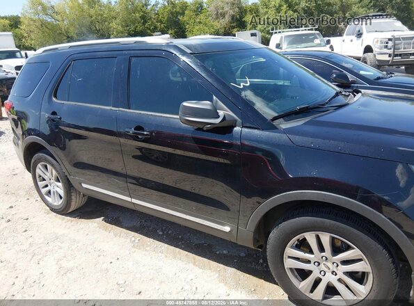 1FM5K7D88KGA49297 2019 FORD EXPLORER Black Вид задньої частини салону