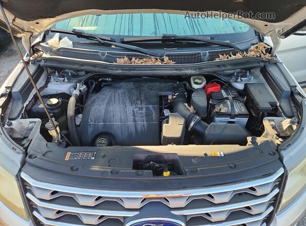 1FM5K7D89GGA11231 2016 FORD EXPLORER Silver Rear interior view