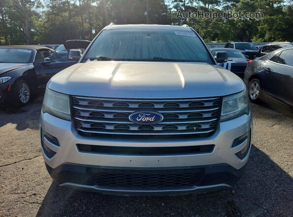 1FM5K7D89GGA11231 2016 FORD EXPLORER Silver Front view