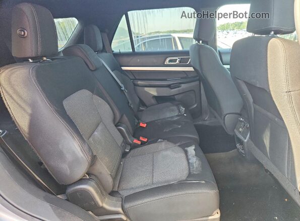 1FM5K7D89GGA11231 2016 FORD EXPLORER Silver Rear seats view