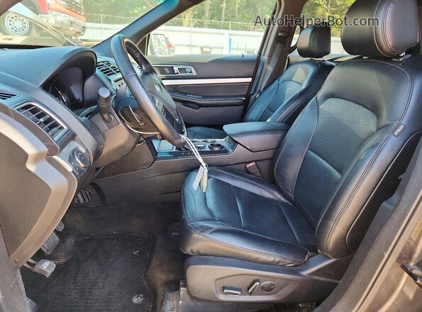 1FM5K7D89GGA24321 2016 FORD EXPLORER Gray Vista interior delantera
