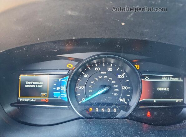 1FM5K7D89GGA24321 2016 FORD EXPLORER Gray Vista del cuadro de instrumentos