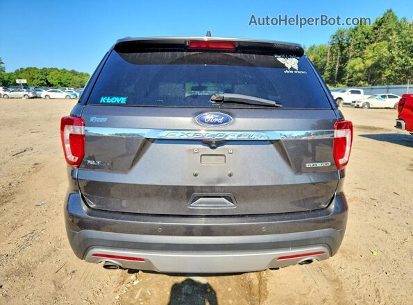1FM5K7D89GGA24321 2016 FORD EXPLORER Gray Vista trasera