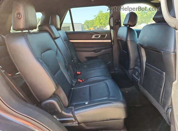 1FM5K7D89GGA24321 2016 FORD EXPLORER Gray Vista interior trasera