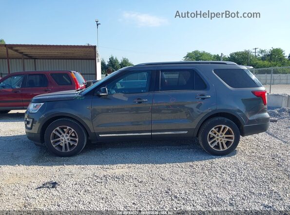 1FM5K7D89GGB76373 2016 FORD EXPLORER Gray Widok wnętrza 360 stopni