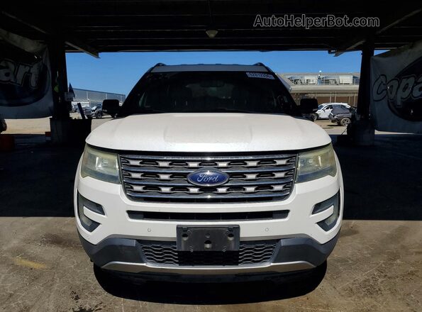 1FM5K7D89GGD03719 2016 FORD EXPLORER White Widok z przodu