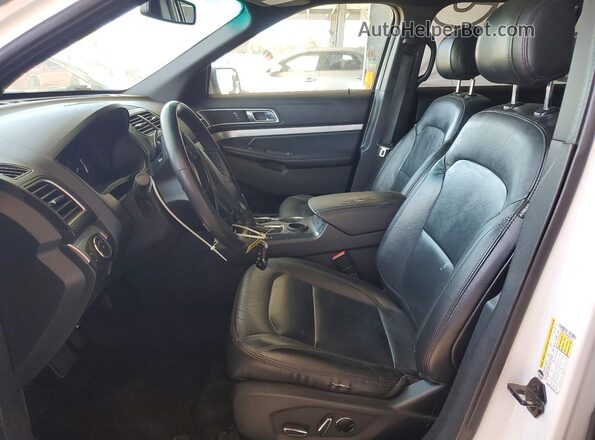 1FM5K7D89GGD03719 2016 FORD EXPLORER White Widok wnętrza z przodu