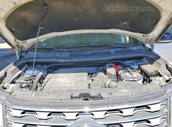 1FM5K7D89GGD03719 2016 FORD EXPLORER White Widok komory silnika