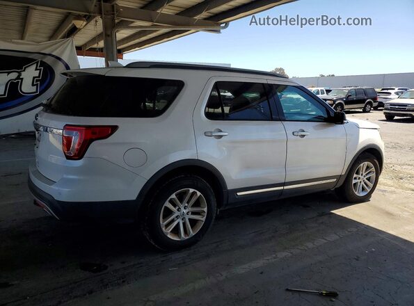 1FM5K7D89GGD03719 2016 FORD EXPLORER White Tył prawy