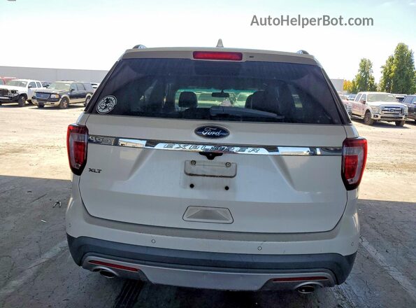 1FM5K7D89GGD03719 2016 FORD EXPLORER White Widok z tyłu