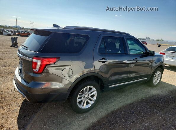 1FM5K7D89HGC13360 2017 FORD EXPLORER Charcoal Задня права чверть