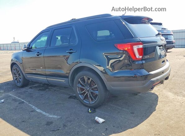 1FM5K7D89JGA39523 2018 FORD EXPLORER Black უკანა მარცხენა