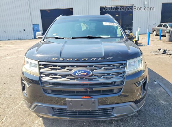 1FM5K7D89JGA39523 2018 FORD EXPLORER Black წინა ხედი