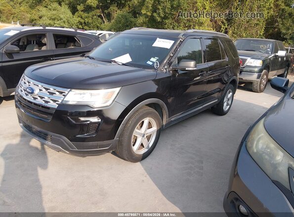 1FM5K7D89KGA08306 2019 FORD EXPLORER Black Передня ліва чверть