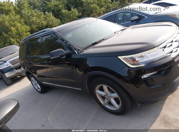 1FM5K7D89KGA08306 2019 FORD EXPLORER Black Вид задньої частини салону