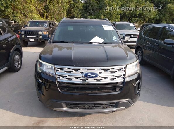 1FM5K7D89KGA08306 2019 FORD EXPLORER Black Вид щитка приладів