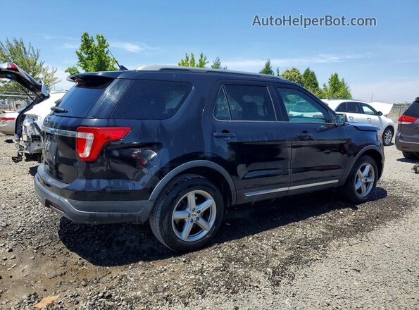 1FM5K7D89KGA10041 2019 FORD EXPLORER Black Tył prawy