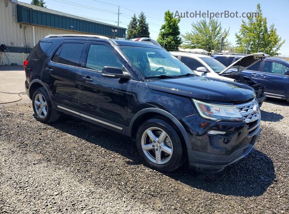 1FM5K7D89KGA10041 2019 FORD EXPLORER Black Przód prawy