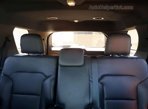 1FM5K7D89KGA10041 2019 FORD EXPLORER Black Widok tylnych siedzeń
