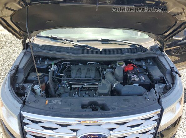 1FM5K7D89KGA10041 2019 FORD EXPLORER Black Widok komory silnika