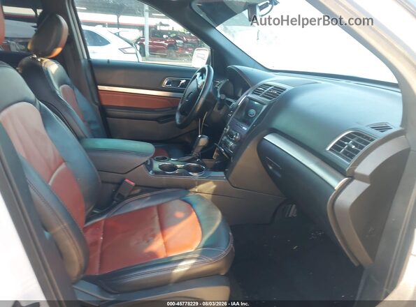 1FM5K7D89KGA26787 2019 FORD EXPLORER Белый Вид салона спереди