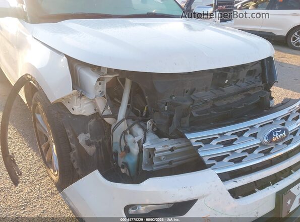1FM5K7D89KGA26787 2019 FORD EXPLORER Белый Вид спереди
