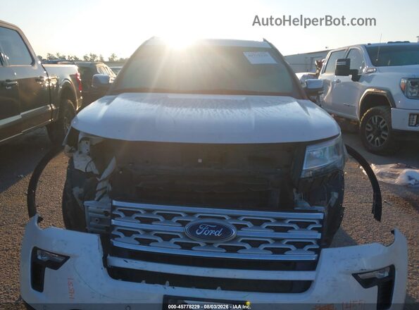 1FM5K7D89KGA26787 2019 FORD EXPLORER Белый Вид щитка приборов