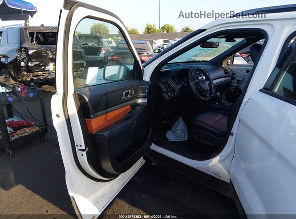 1FM5K7D89KGA60499 2019 FORD EXPLORER White Vista interior delantera