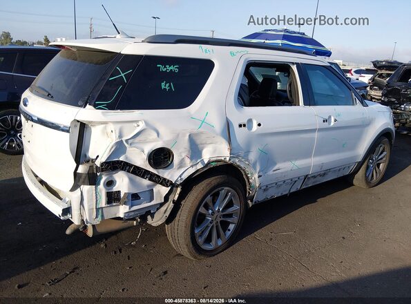 1FM5K7D89KGA60499 2019 FORD EXPLORER White Vista frontal
