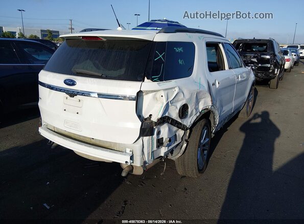 1FM5K7D89KGA60499 2019 FORD EXPLORER White Trasero derecho