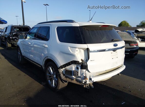 1FM5K7D89KGA60499 2019 FORD EXPLORER White Trasero izquierdo