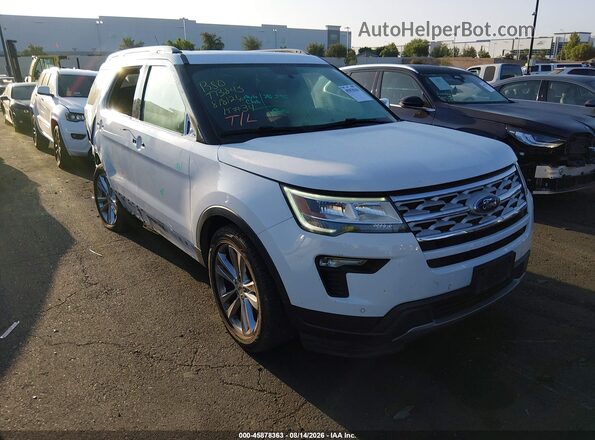 1FM5K7D89KGA60499 2019 FORD EXPLORER White Vista interior de 360 grados