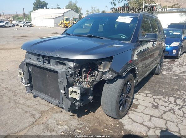 1FM5K7D8XGGA56632 2016 FORD EXPLORER Серый Передняя левая четверть