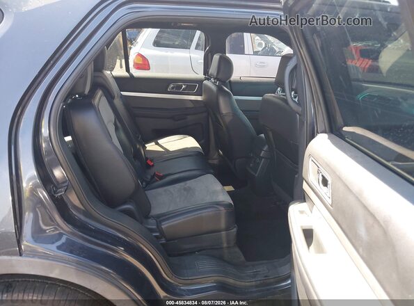 1FM5K7D8XHGA23003 2017 FORD EXPLORER Dark Blue Widok naklejki z numerem VIN