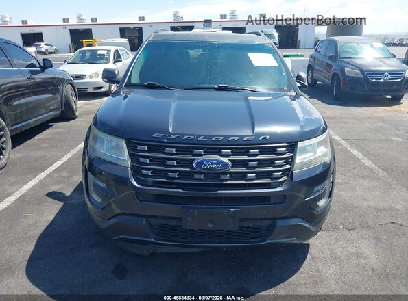 1FM5K7D8XHGA23003 2017 FORD EXPLORER Dark Blue Widok zestawu wskaźników