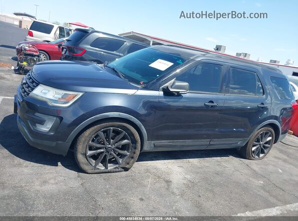 1FM5K7D8XHGA23003 2017 FORD EXPLORER Dark Blue Widok wnętrza 360 stopni