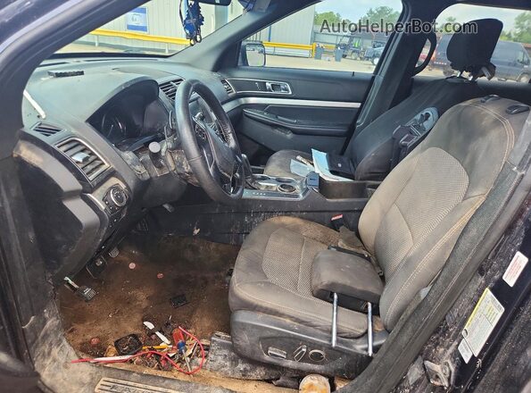 1FM5K7D8XHGA84867 2017 FORD EXPLORER Угольный Вид салона спереди